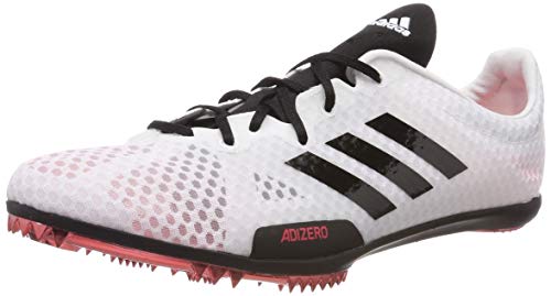 adidas Adizero Ambition 4 W, Zapatillas de Atletismo para Mujer, Blanco (FTWR White/Core Black/Shock Red FTWR White/Core Black/Shock Red), 37 1/3 EU