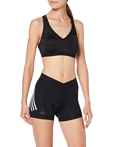 adidas Alphaskin Sport 3 Bandas Mallas Cortas, Mujer, Negro (Black), XS