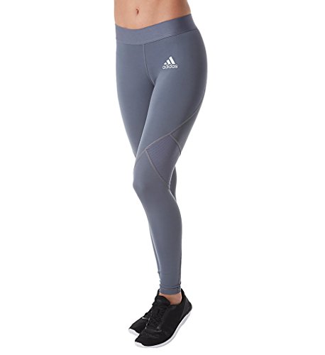 Adidas Alphaskin Sport - Mallas largas para mujer - CY9132, Alphaskin - Mallas deportivas, Large, Onix