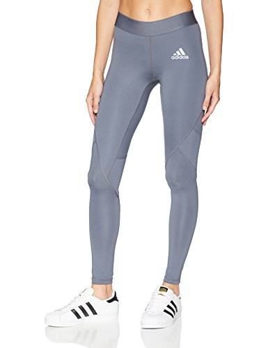 Adidas Alphaskin Sport - Mallas largas para mujer - CY9132, Alphaskin - Mallas deportivas, Large, Onix