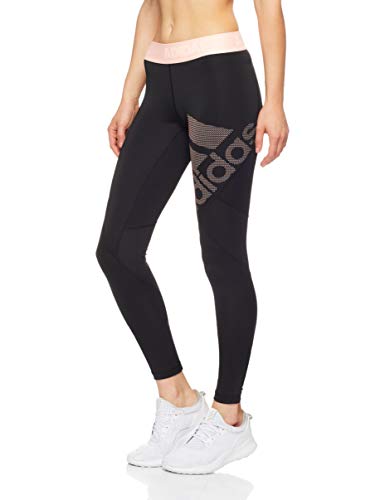 adidas Alphaskin SPR Negro - Pantalones (Deporte, Joggers, Femenino, Adulto, Negro, Estampado)