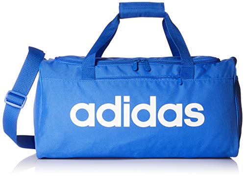 adidas B Linear Core Bolsa de Deporte Pequeña, Unisex Adulto, Azul (True Blue/True Blue/White), Talla única