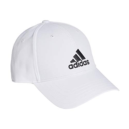 adidas Bballcap Lt Emb Gorra, Unisex Adulto, White/White/Black, OSFM