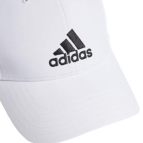 adidas Bballcap Lt Emb Gorra, Unisex Adulto, White/White/Black, OSFM