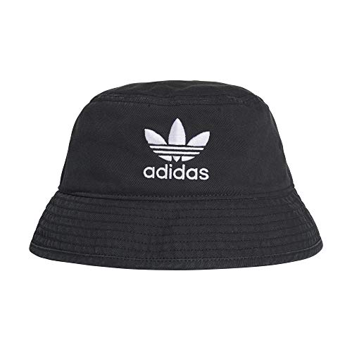 adidas Bucket AC Gorra, Unisex niños, Negro/Blanco, 12/16 años