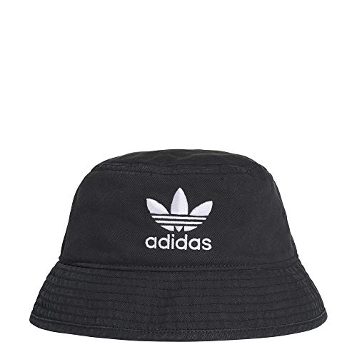 adidas Bucket AC Gorra, Unisex niños, Negro/Blanco, 12/16 años