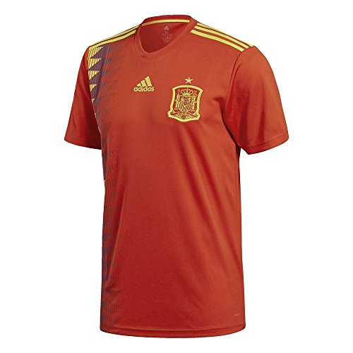 adidas Camiseta de la Selección Española de Fútbol para el Mundial 2018, Oficial, Hombre, 1ª Equipación, Talla L