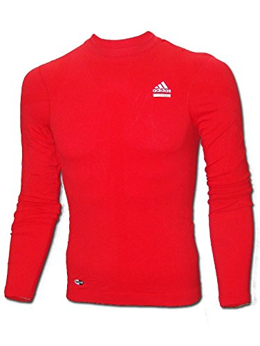 adidas - Camiseta Techfit M/L RO Hombre Color: Rojo Talla: XL