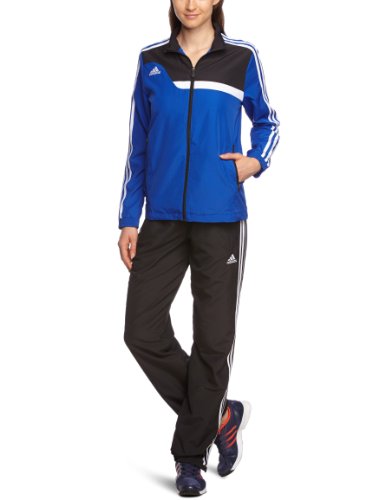 adidas - Chándal de fútbol Sala para Mujer, tamaño L, Color Azul/Negro