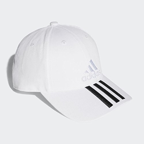 adidas color blanco Junior niños ajustable Iconic 3 rayas bordado Gorra de béisbol se adapta Edad seis a doce años