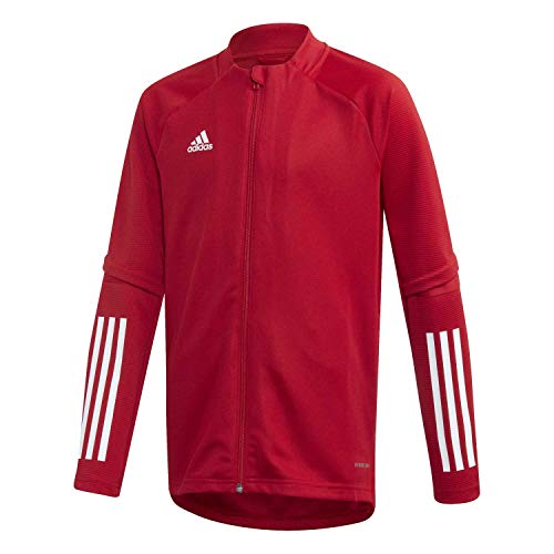 adidas Condivo 20 Training Jacket Chaqueta Entrenamiento, Niños, Team Power Red/White, 164