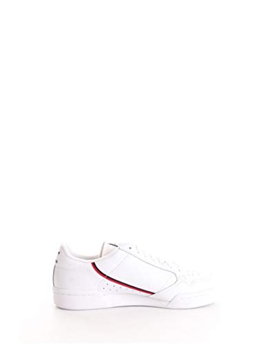 Adidas Continental 80, Zapatillas de Gimnasia para Hombre, Blanco (FTWR White/Scarlet/Collegiate Navy FTWR White/Scarlet/Collegiate Navy), 45 1/3 EU