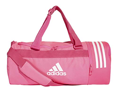 adidas Convertible 3-Streifen Bolsa de Deporte, Hombre, Rossho/Blanco, 45 cm