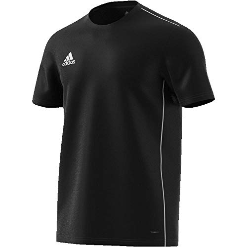 adidas Core 18 T Camiseta, Hombre, Negro (Bllack/White), L