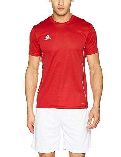 Adidas Core 18 Training Jsy, Camiseta Hombre Rojo (Power Red/White), L