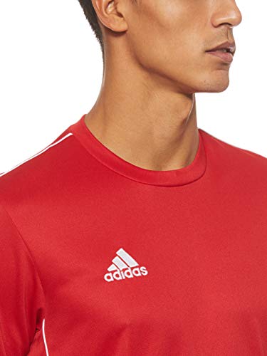 Adidas Core 18 Training Jsy, Camiseta Hombre Rojo (Power Red/White), L