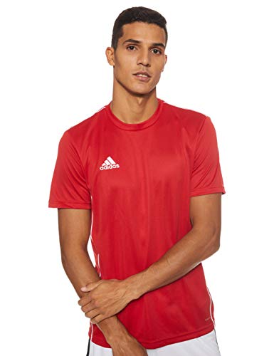 Adidas Core 18 Training Jsy, Camiseta Hombre Rojo (Power Red/White), L