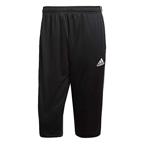 Adidas CORE18 3/4 PNT Sport trousers, Hombre, Black/ White, M