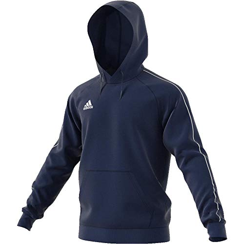 adidas CORE18 Hoody Sudadera con Capucha, Hombre, Azul (Azul/Blanco), 3XL