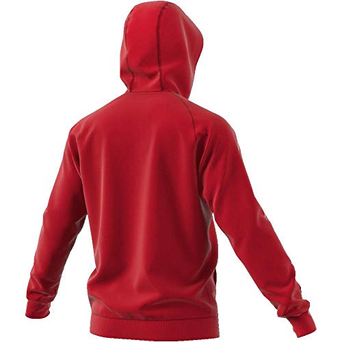 adidas CORE18 Hoody Sudadera con Capucha, Hombre, Rojo (Rojo/Blanco), M