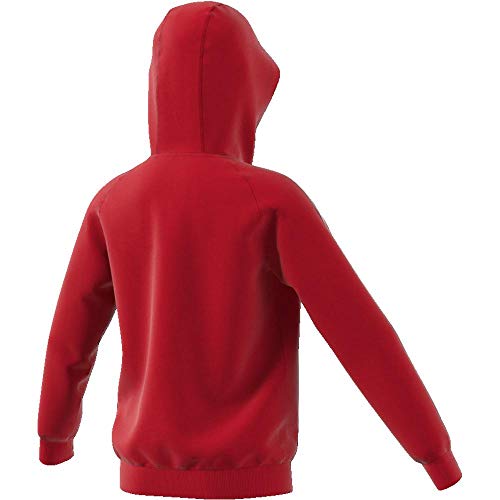 Adidas Core18 Hoody Sudadera con Capucha, Unisex Niños, Rojo (Power Red/White), 11-12 años (Size : 152)