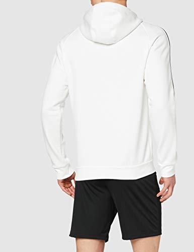 adidas Core18 Hoody Sudadera, Hombre, White, L