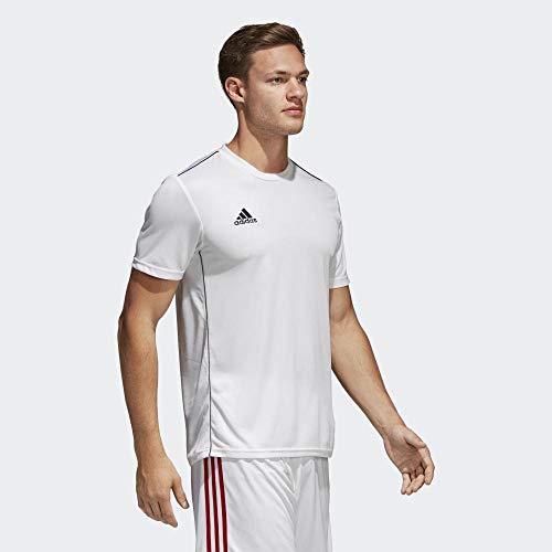 adidas CORE18 JSY T-Shirt, Hombre, White/Black, 2XL