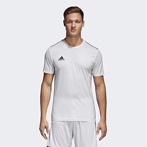 adidas CORE18 JSY T-Shirt, Hombre, White/Black, 2XL