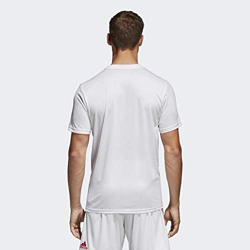 adidas CORE18 JSY T-Shirt, Hombre, White/Black, L