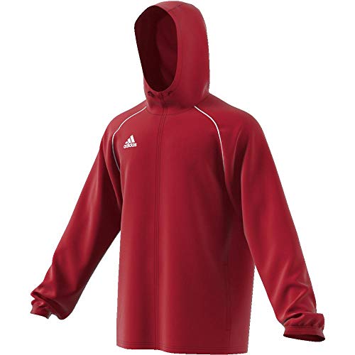 adidas CORE18 RN JKT Chaqueta Deportiva, Hombre, Rojo (Power Red/White), XL