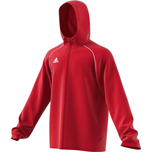 adidas CORE18 RN JKT Chaqueta Deportiva, Hombre, Rojo (Power Red/White), XL