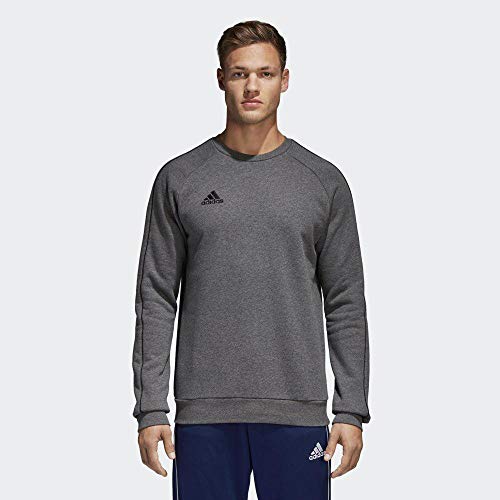 Adidas CORE18 SW Top Sudadera, Hombre, Gris (Gris/Negro), XL