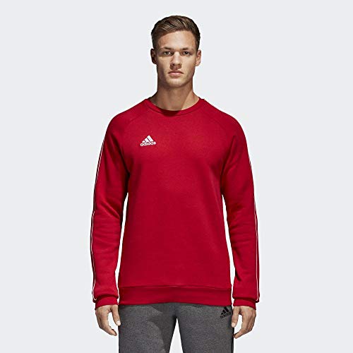 adidas CORE18 SW Top Sudadera, Hombre, Rojo (Rojo/Blanco), L