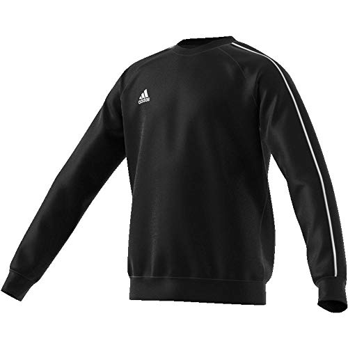 Adidas CORE18 SW Top Y Sudadera, Unisex Niños, Negro/Blanco, 910Y