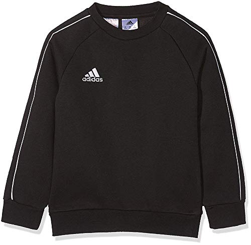 Adidas CORE18 SW Top Y Sudadera, Unisex Niños, Negro/Blanco, 910Y