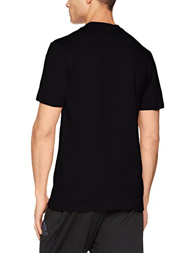 adidas CORE18 tee T-Shirt, Hombre, Black/White, XL