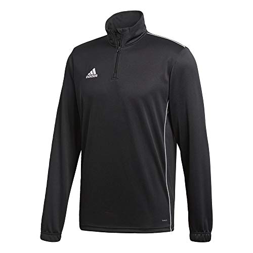 adidas CORE18 TR Top Camiseta de Entrenamiento, Hombre, Negro (Negro/Blanco), L