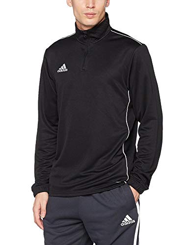 adidas CORE18 TR Top Camiseta de Entrenamiento, Hombre, Negro (Negro/Blanco), L