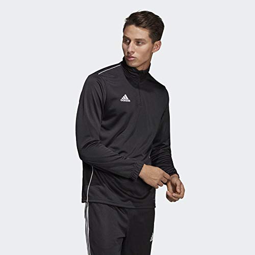 adidas CORE18 TR Top Camiseta de Entrenamiento, Hombre, Negro (Negro/Blanco), L