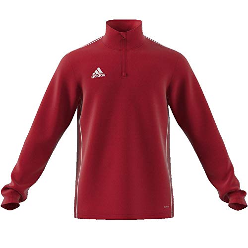 adidas CORE18 TR Top Camiseta de Entrenamiento, Hombre, Rojo (Rojo/Blanco), M