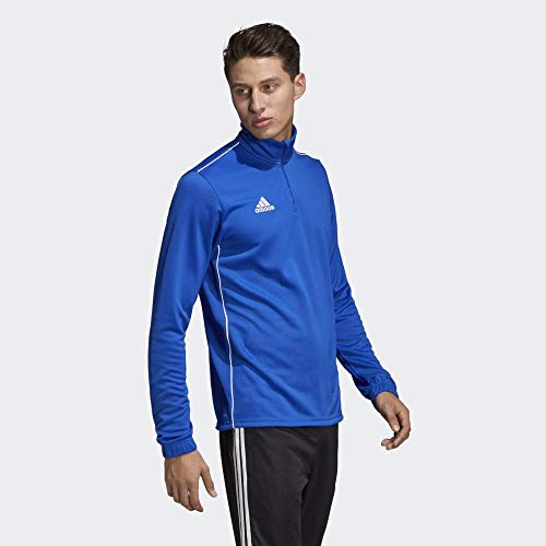 adidas CORE18 TR Top Sudadera, Hombre, Bold Blue/White, L