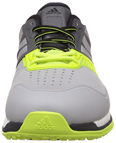 adidas Crazytrain Boost - Zapatillas de Cross Training para Hombre, Color Gris/Plata/Lima/Blanco, Talla 44 2/3