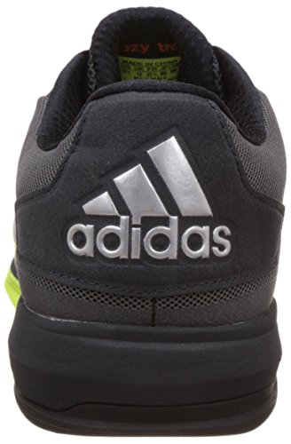 adidas Crazytrain Boost - Zapatillas de Cross Training para Hombre, Color Gris/Plata/Lima/Blanco, Talla 44 2/3