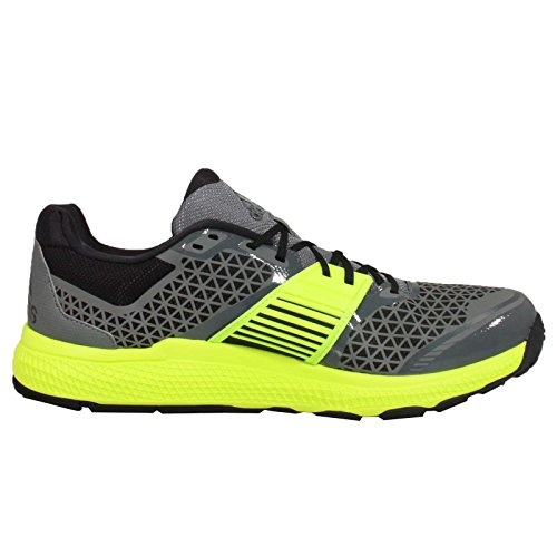 adidas Crazytrain Bounce - Zapatillas de Cross Training para Hombre, Color Gris/Negro/Lima, Talla 45 1/3