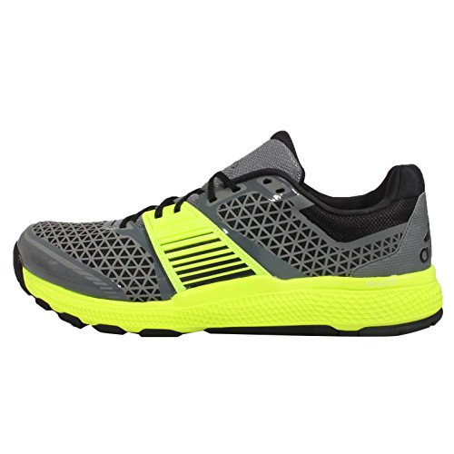 adidas Crazytrain Bounce - Zapatillas de Cross Training para Hombre, Color Gris/Negro/Lima, Talla 45 1/3