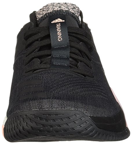 Adidas Crazytrain Elite Cross - Zapatillas de Deporte para Mujer, Negro (Negro/Carbón/Naranja Claro), 42.5 EU