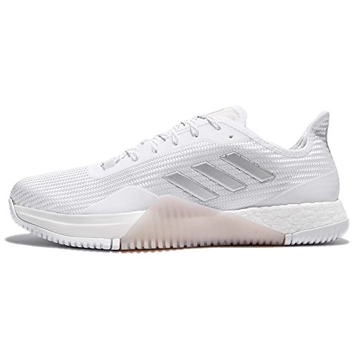 adidas Crazytrain Elite M, Zapatillas de Gimnasia para Hombre, Multicolor (FTWR White/Silver Met/Core Black), 44 EU