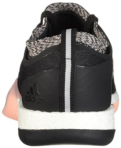 adidas Crazytrain Elite W Cross Trainer para Mujer, Negro (Negro/Carbón/Naranja Claro), 39.5 EU