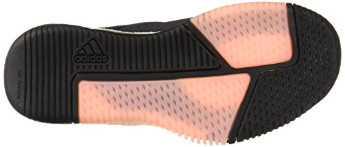 adidas Crazytrain Elite W Cross Trainer para Mujer, Negro (Negro/Carbón/Naranja Claro), 39.5 EU