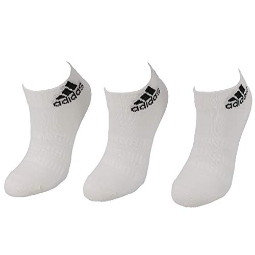 adidas CUSH ANK 3PP Socks, Unisex adulto, White/White/White, M